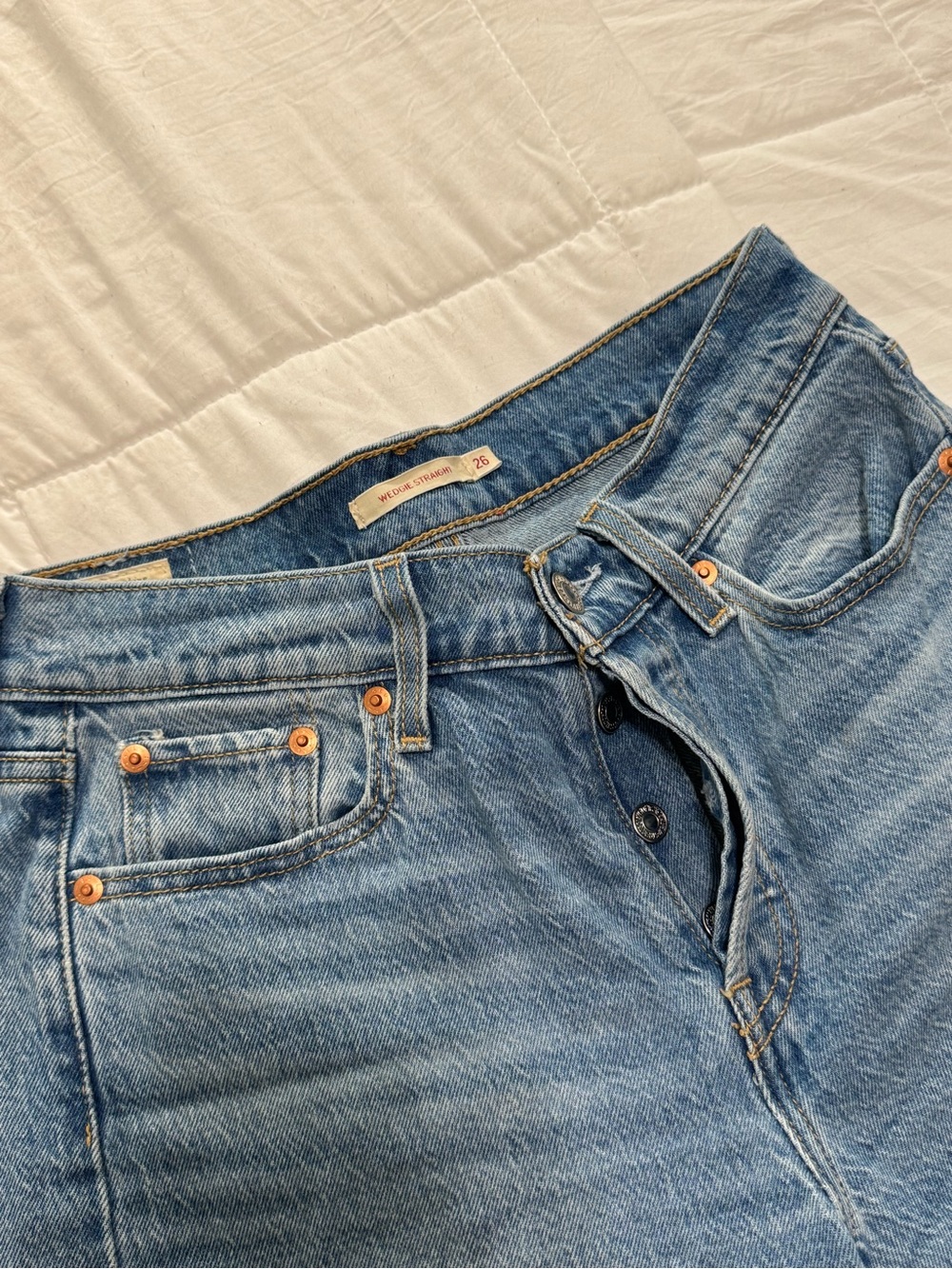 Levi's wedgie  Straight Jeans - Picture 4 of 7